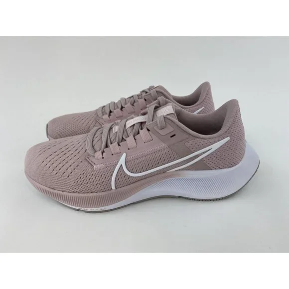 Nike Air Zoom Pegasus 38 Champagne Pink Women's Running Shoes White - Picture 9 of 12